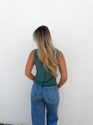 April Tank - Teal
