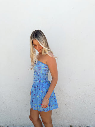 Kalani Romper - Blue