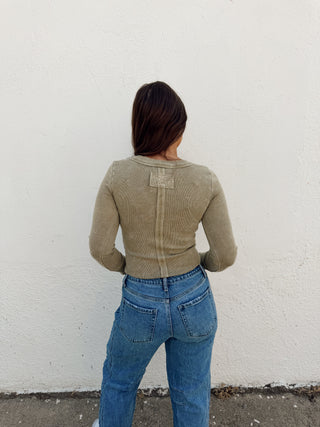 Jett Top - Light Olive