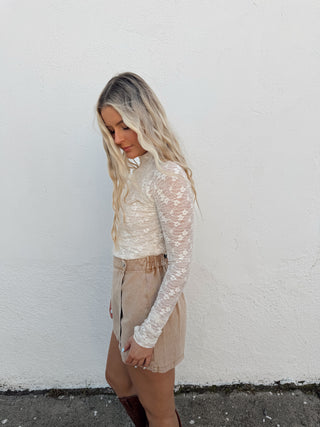 Milly Skort - Ash Taupe