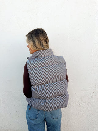 Gia Gingham Vest