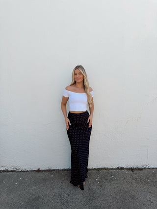Jamie Polka Dot Skirt