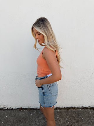 Lucy Tank- Peach Pink