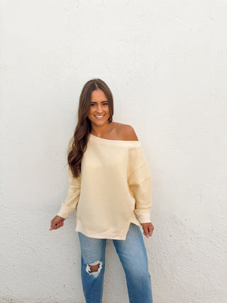 Savannah Pullover - Butter Yellow