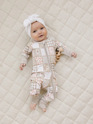 Bamboo Zipper Romper | Cottage Goose