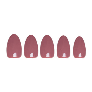 Fall Mauve Press-On Nails | Fall Solids | Short Oval