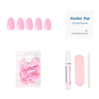 Think Pink Glamnetic Nails (Rooted)
