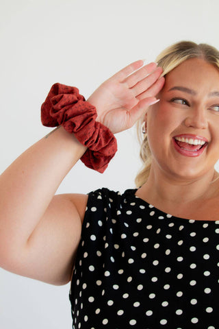 Cabernet Jumbo Scrunchie