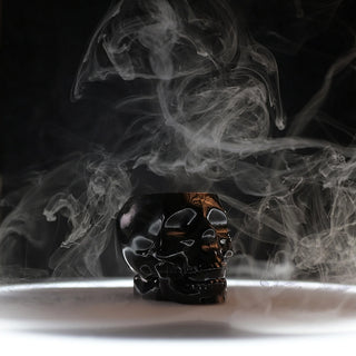 Halloween Skull Candle