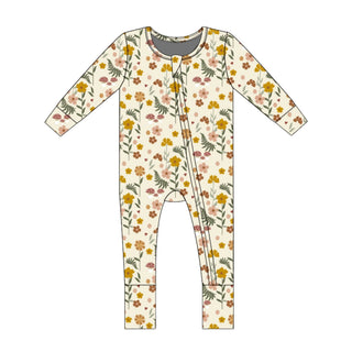 Toadstool Garden Bamboo Convertible Footie Romper