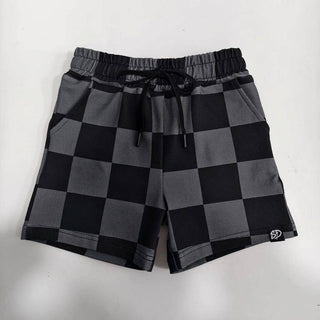BLACK & GRAY CHECKERED • SHORTS
