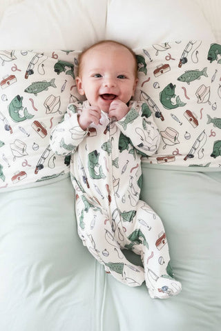 Newborn Zipper Footie | Off the Hook