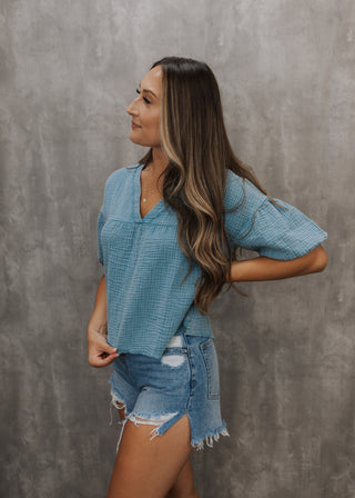 Cove Top - Blue