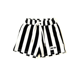 Riviera Stripe Shorts - Black