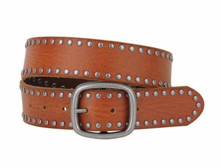 MW- Grunge Stud Lined Leather Belt